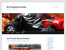 Tablet Screenshot of nafrequenciacerta.com.br